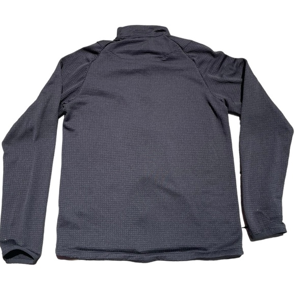 Black Waffle Adidas Zip Up Sweater (M) - Picture 2 of 6